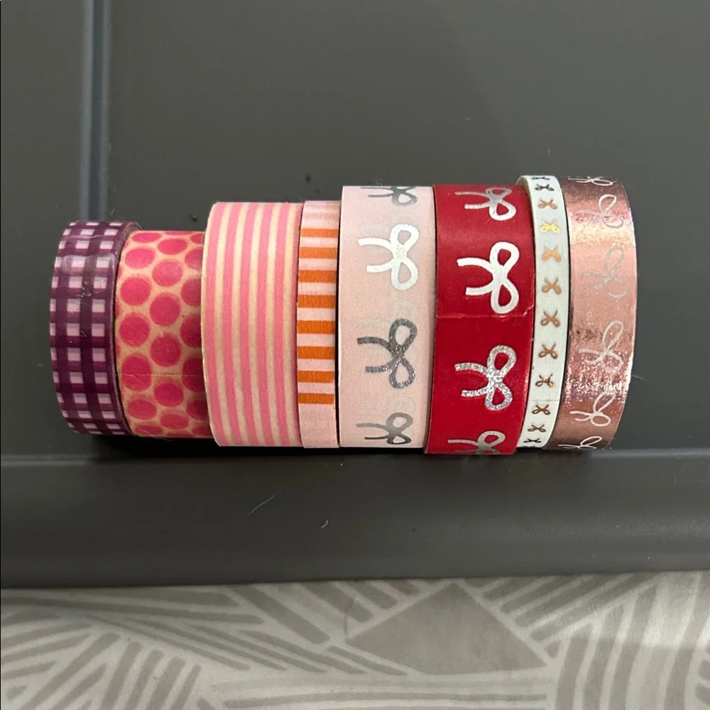 Colorful Patterned Washi Tape Set